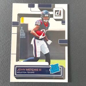 John Metchie III: Houston Texans, Wide Receiver 2022 Panini Donruss Football